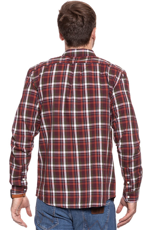 WRANGLER LS BUTTON DOWN SHIRT BOSSA NOVA W5874NQDQ