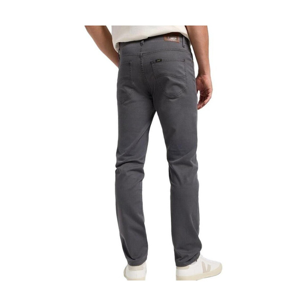 MESKIE SPODNIE MATERIALOWE LEE SLIM FIT MVP STATIC GRAY 112363980