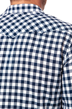 KOSZULA WRANGLER WESTERN SHIRT NAVY W5983SZ35 112129900