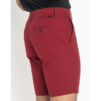 LEE SLIM CHINO SHORT MĘSKIE SZORTY MATERIAŁOWE KRÓTKIE SPODENKI BORDEAUX L73HHI87 112120585