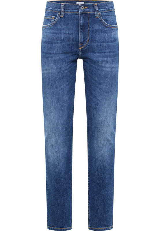 Męskie Spodnie Jeansowe Mustang Style Frisco Skinny Denim Blue 1016307 5000 883