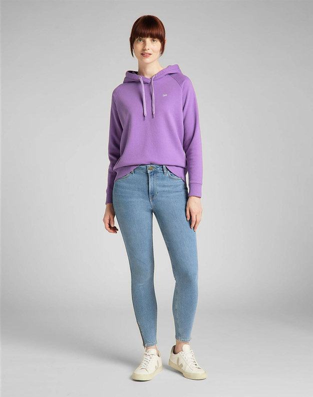 LEE ESSENTIAL HOODIE DAMSKA BLUZA Z KAPTUREM AMETHYST ORCHID L53WTXTI 112140264