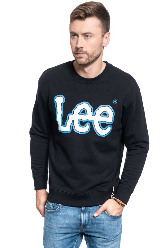BLUZA LEE LOGO SWS BLACK L82VWO01 112122219