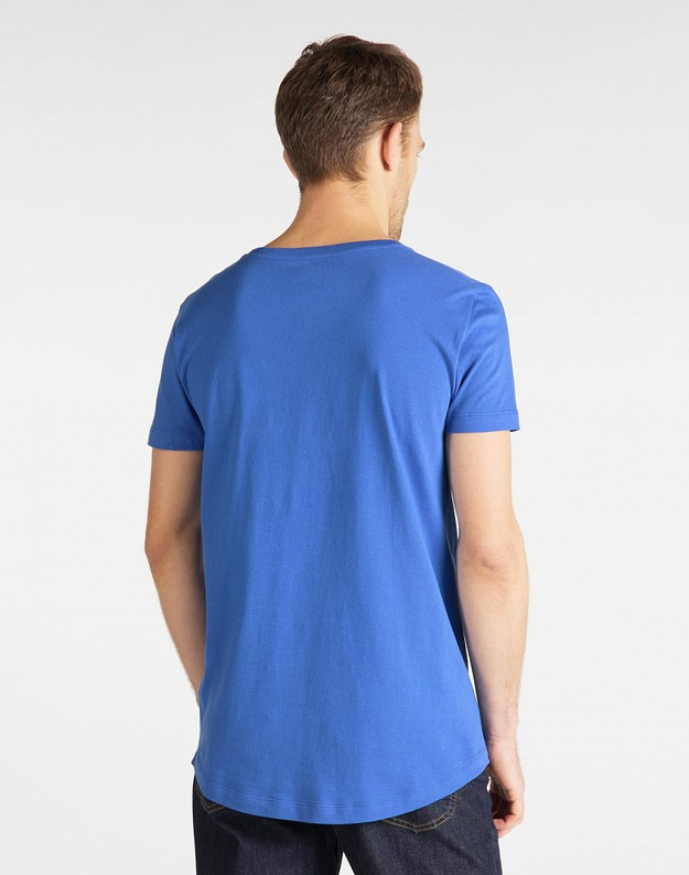 LEE ELONGATED TEE MĘSKI T-SHIRT SUMMER BLUE L61KEPNJ 112113919