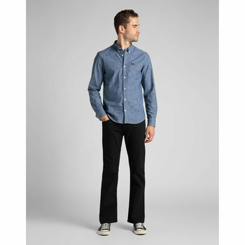 LEE TRENTON MĘSKIE SPODNIE JEANSOWE BLACK RINSE L709QQ47 112118558