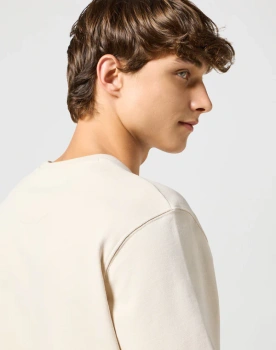 MESKA BLUZA WRANGLER CREWNECK SWEATSHIRT VINTAGE WHITE 112357365