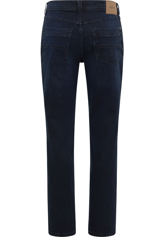 Męskie Spodnie jeansowe Mustang Style Washington Straight Denim Blue 1016983 5000 801