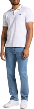LEE BROOKLYN MĘSKIE SPODNIE JEANSOWE STRAIGHT LIGHT STONEWASH L452MG66 112110160