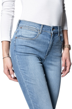SPODNIE DAMSKIE WRANGLER SKINNY HIGH RISE STAYIN' LIGHT W27HJM96D 112128089