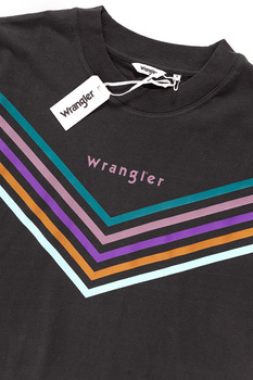 WRANGLER RAINBOW TEE FADED BLACK W7005GFV6 112130866