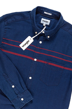 KOSZULA WRANGLER LS 1PKT BUTTON DOWN DARK INDIGO W5883M51E 112129630