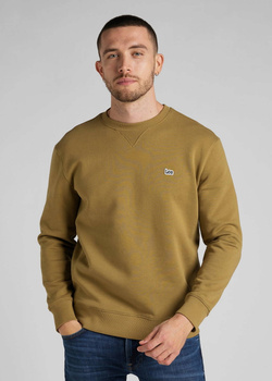 LEE PLAIN CREW SWS MĘSKA BLUZA KLASYCZNA LOGO L81IRY85 112322648