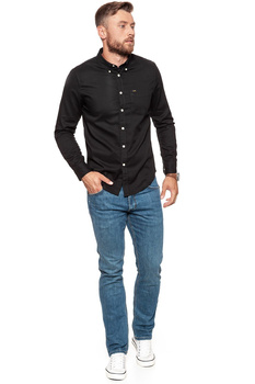 LEE BUTTON DOWN PITCH BLACK L880ZLEM 112123540