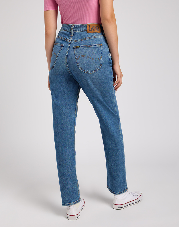 LEE DAMSKIE SPODNIE JEANSOWE CAROL HIT OF BLUE 112350789