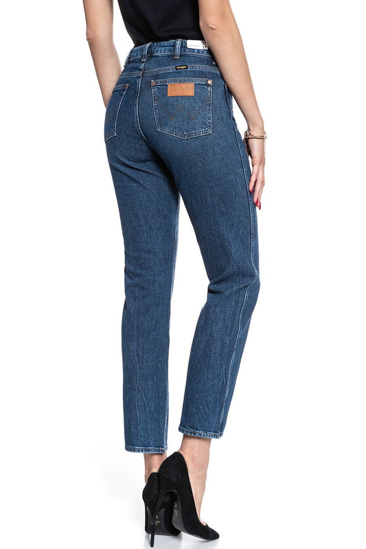 WRANGLER RETRO-STRAIGHT DAMSKIE SPODNIE JEANSOWE DEEP OCEAN W238WB86X 112127886