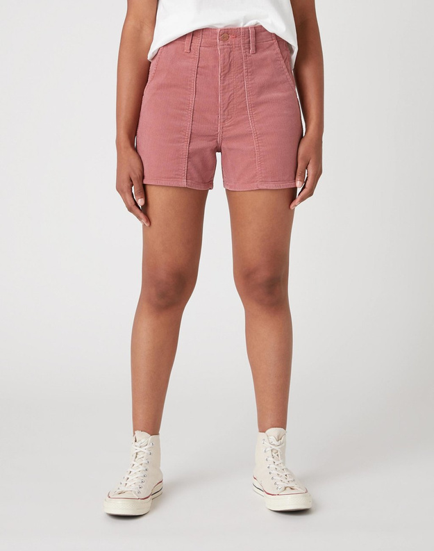 SPODENKI DAMSKIE WRANGLER MOM SHORT DUSTY ROSE W22DZNX97 112127805