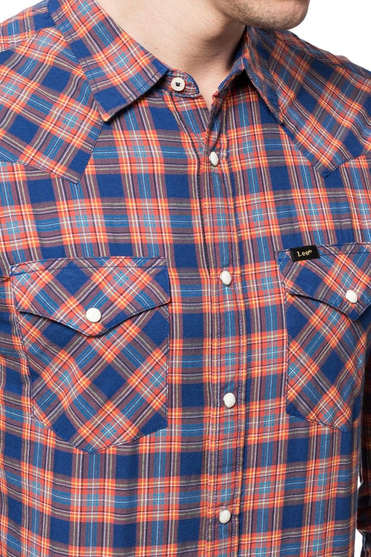LEE WESTERN SHIRT NIGHT BLUE L643XADY