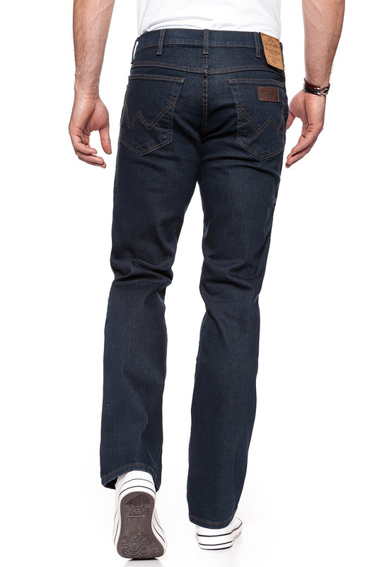 WRANGLER TEXAS STRETCH BLUE BLACK W12175001 SAMPLE 112126060