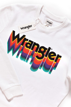 BLUZA WRANGLER MĘSKA CREW SWEAT WHITE W6559IH12 112130570