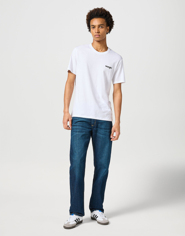 Męskie Spodnie Jeansowe Wrangler Relaxed Fit Blackened Indigo 112352957