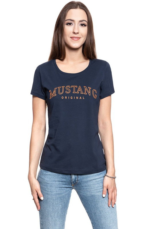 MUSTANG T SHIRT DAMSKI Alexia C Print DARK SAPPHIRE 1008380 4136