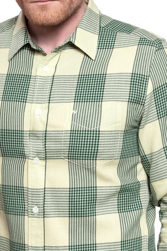 WRANGLER LS 1 PKT SHIRT ARTICHOKE GREEN W5F13OG14 112130112
