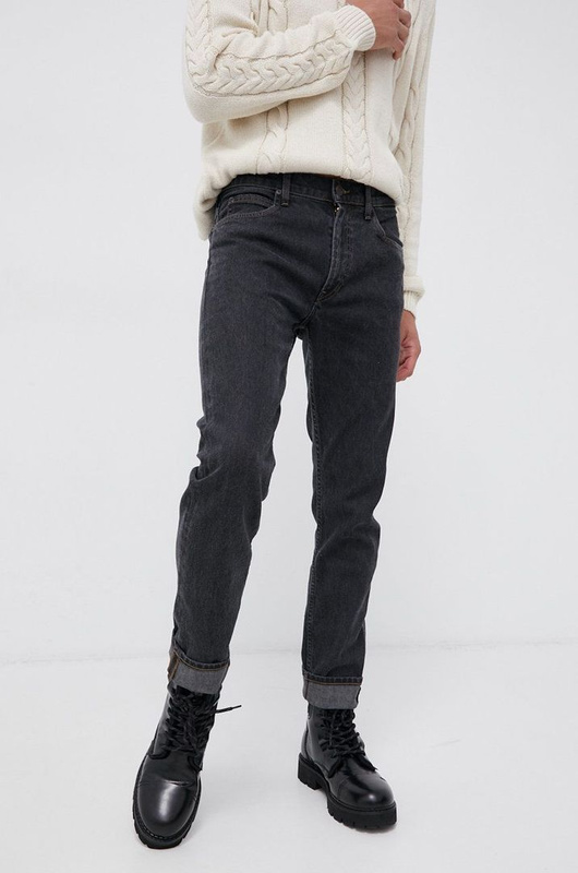 LEE RIDER MĘSKIE SPODNIE JEANSOWE JEANSY BLACK RINSE L701OR47