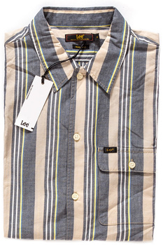 KOSZULA MĘSKA LEE SS BUTTON DOWN VARIATION SKY CAPTAIN L66LUGHY 112116566