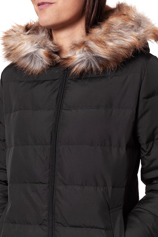 DAMSKA KURTKA ZIMOWA WRANGLER LONG PUFFER BLACK W4126VJ01 112128759