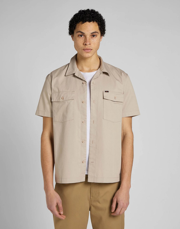 LEE SS CHETOPA SHIRT STONE L68POM58 112145432