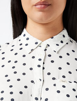 LEE REGULAR SHIRT DAMSKA KOSZULA Z DŁUGIM RĘKAWEM CLOUD DANCER L46ACOHA 112110703