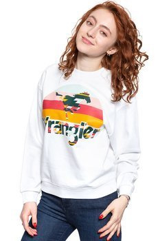 BLUZA WRANGLER 80´S RETRO SWEAT WHITE W6N0HO989 112130773