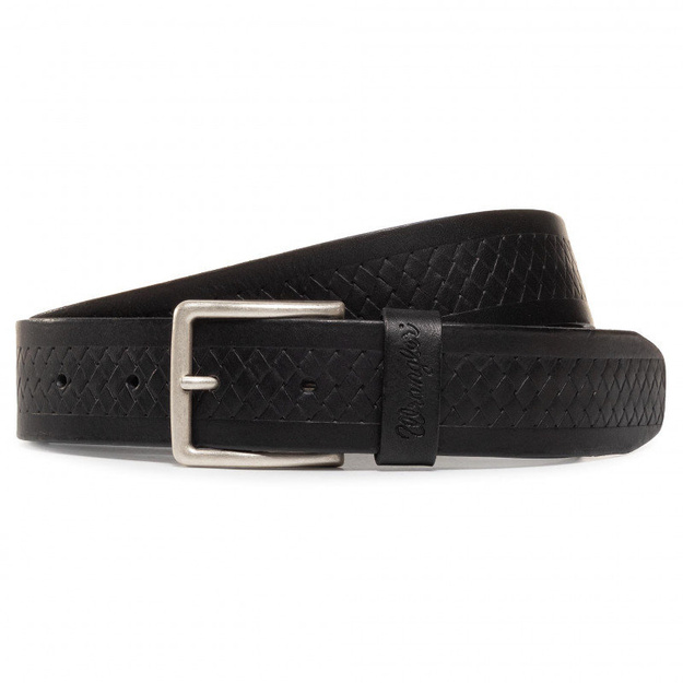 WRANGLER WOVEN PATTERN BELT BLACK W0D3U1100 112125599