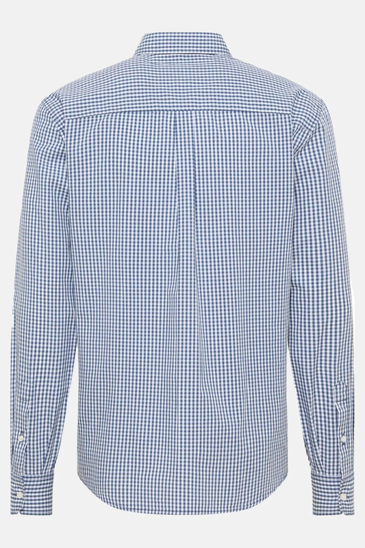 Męska Koszula Mustang Style Chester Gingham Check Middle Blue 1016947 12796
