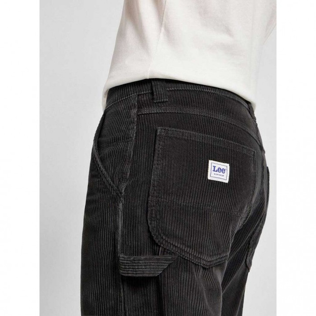 LEE MĘSKIE SPODNIE SZTRUKSOWE LEE CARPENTER DARK MUTED GRAY 112359177