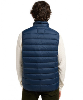 MESKA KURTKA LEE STAND COLLAR PUFFER VEST RIVET NAVY 112370536