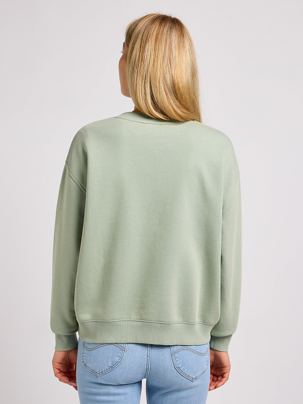 LEE DAMSKA BLUZA LEE CREW SWS INTUITION GREY 112350239