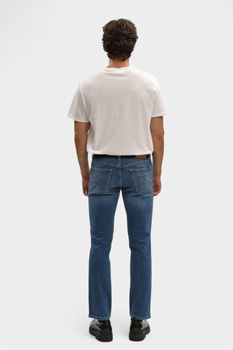 Męskie Spodnie Jeansowe Mustang Style Tramper Straight Denim Blue 1016809 5000 502