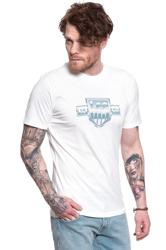 LEE T SHIRT SEASONAL LOGO TEE WHITE CANVAS L61QFERR 112114007