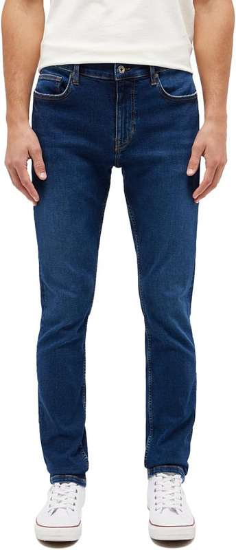 Męskie Spodnie Jeansowe MUSTANG Frisco Skinny Denim Blue 1014855 5000 884