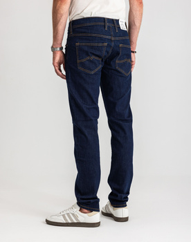 Męskie Spodnie Jeansowe Mustang Style Oregon Tapered Denim Blue 1017123 5000 901