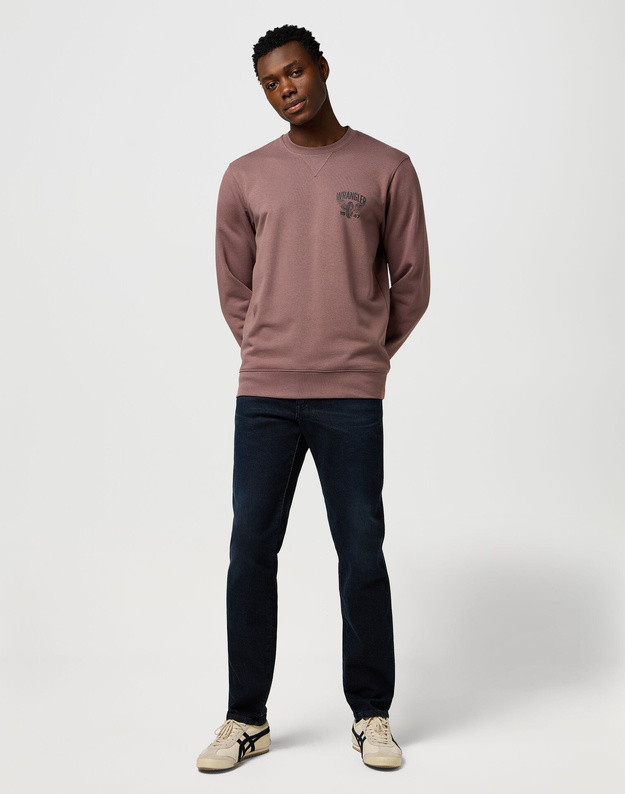 MESKA BLUZA WRANGLER AMERICANA CREW PEPPERCORN 112371650