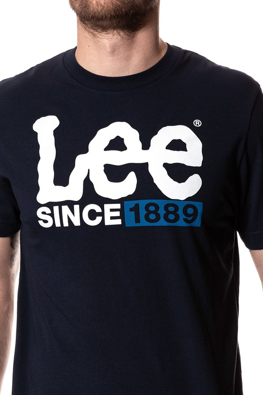 LEE T SHIRT 1889 LOGO TEE NIGHT SKY L63MAISJ 112115123