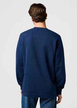 MESKA BLUZA WRANGLER AMERICANA CREW NAVY 112371678
