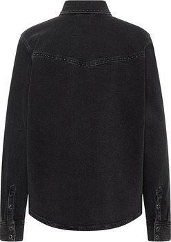 Damska Koszula Jeansowa Mustang Style Shelly Beads Shirt Denim Black 1016011 4000 801