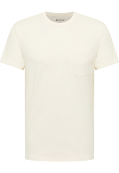 Męski T-Shirt Mustang Style Amado Whisper White 1016276 2013