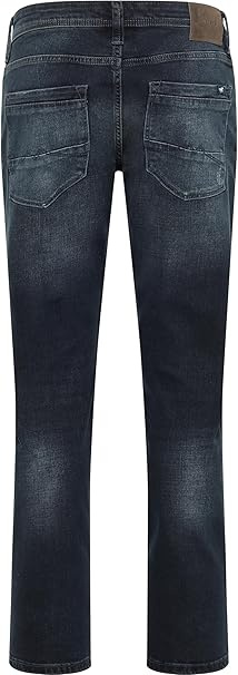 Męskie Spodnie Jeansowe Mustang Style Michigan Straight Denim Blue 1016338 5000 883