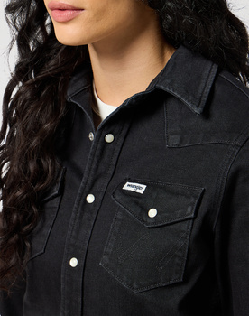 WRANGLER DAMSKA SUKIENKA JEANSOWA WRANGLER DENIM MATCH UP DRESS BLACK 112356782