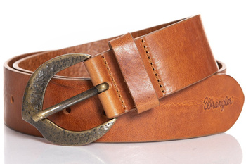 WRANGLER WIDE BELT COGNAC W0A81U181