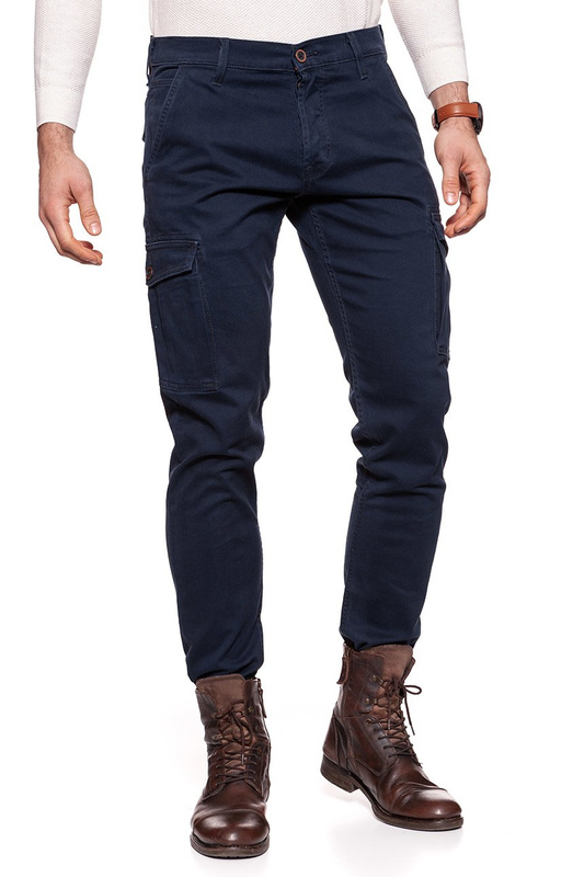 WRANGLER CARGO PANTS NAVY WASHED W15ACF68H
